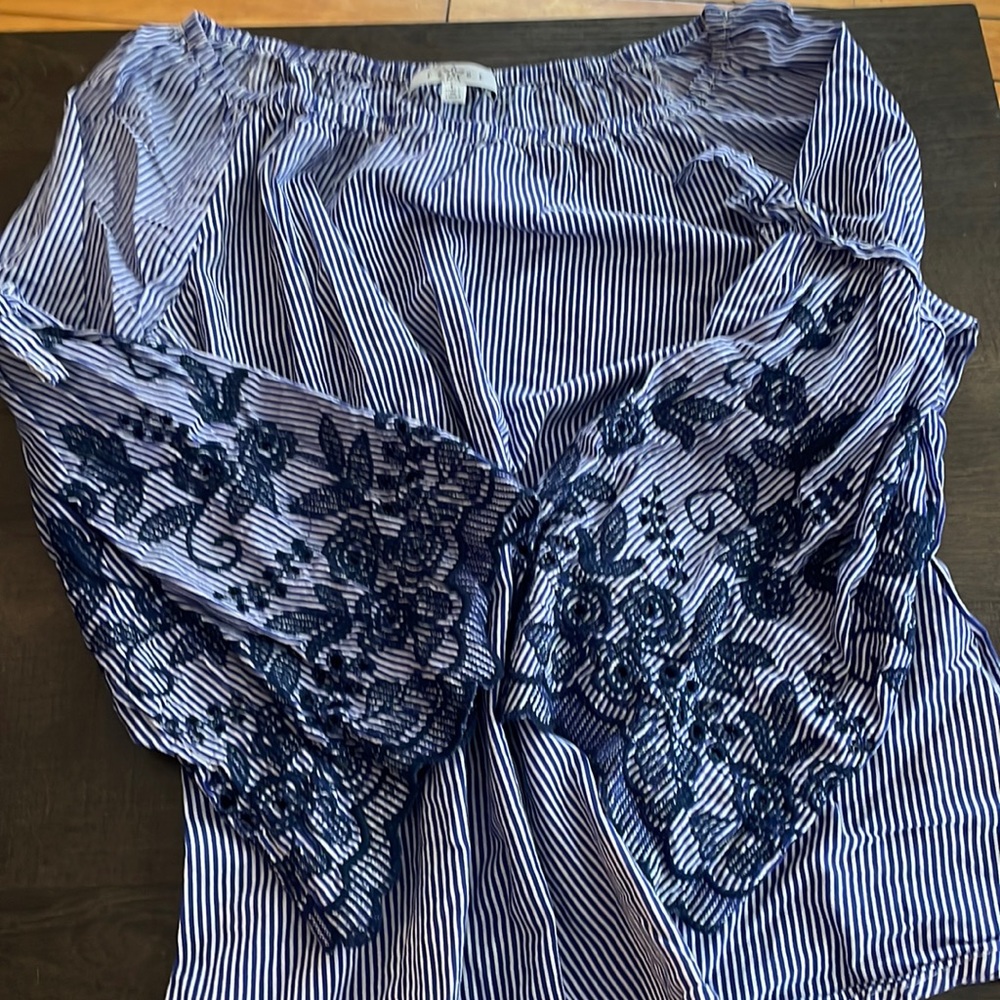 Off Shoulder Bell Sleeved Shirt